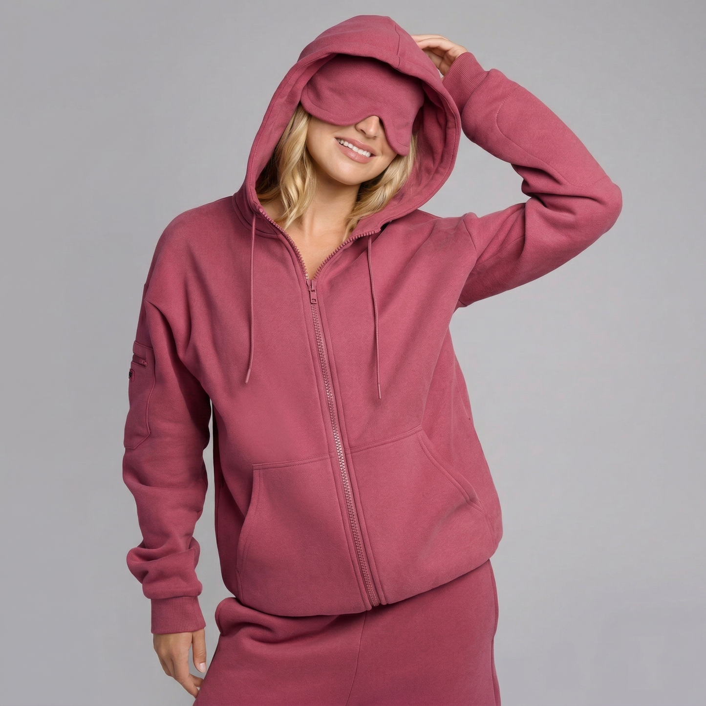 Travel Hoodie Zip- bluza na podróże
